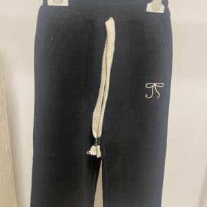 Pantalon Velour  Noir du 3/4 au 7/8 ans