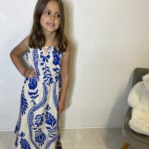Robe longue Léna Bleu