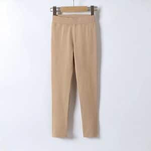 leggings fin beige
