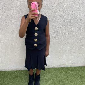 F-Jupe mi_longue Noir