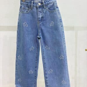 Jeans Brod fleur