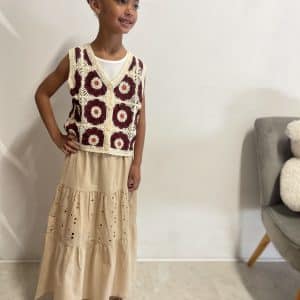 Jupe beige