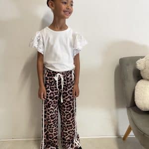 T shirt blanc papillon