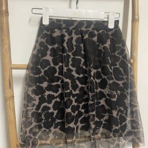 F-Jupe tulle léopard ( nouvelle couleur)