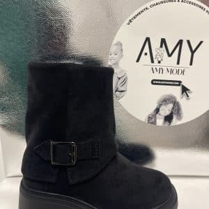 G-Bottines en daim