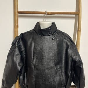 A-Veste Biker noir 6 au 14 ans