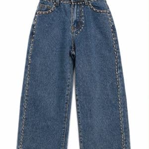 A-Jeans clouté bleu (du 6 ANS AU 14 ANS)