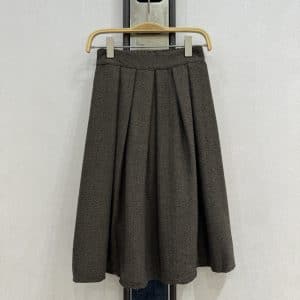 F-Jupe longue marron