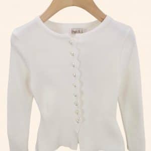 A-Pull fin blanc